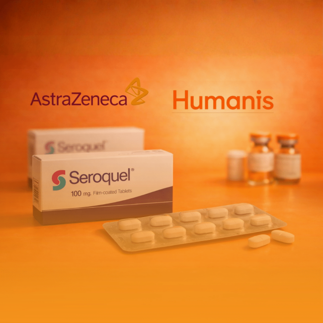 Seroquel ilacı AstraZeneca ve Humanis logoları ile Rekabet Kurulu devralma kararı